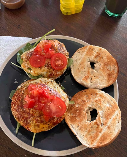 Skipping Class Breakfast Sandwich 