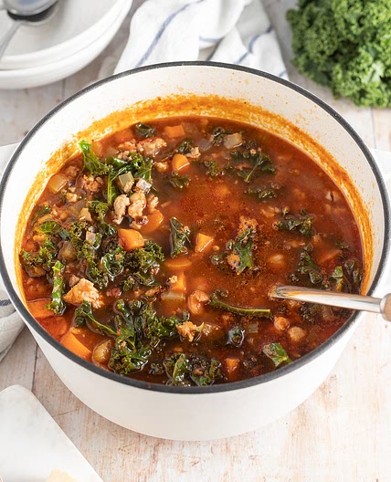 Sausage and fennel minestrone recipe on Second Nature❄️