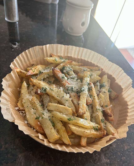 Crispy Garlic Parmesan Fries 