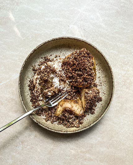 Baked Cinnamon Crumble Apples