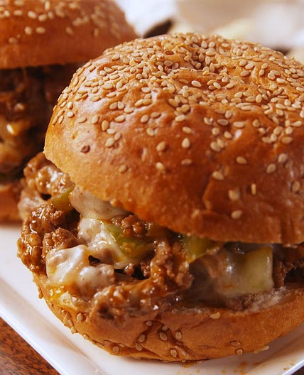 Cheesesteak Sloppy Joes