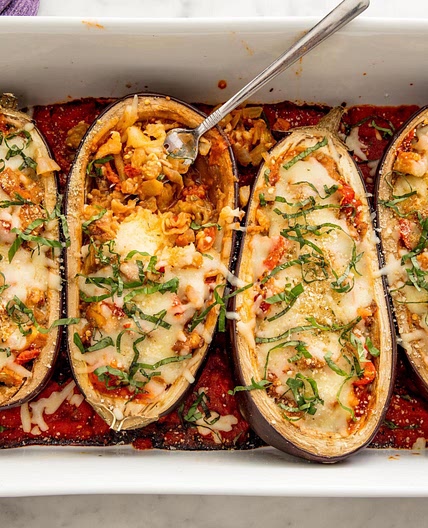 Stuffed Eggplant Parm