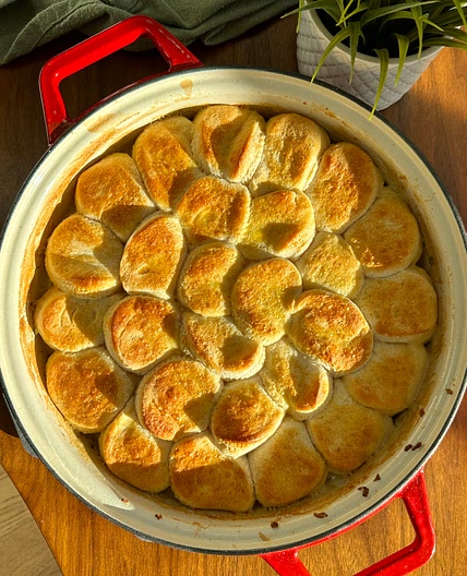 Dairy-free Biscuit Chicken Pot Pie