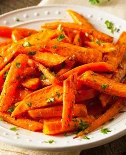 Frites de carottes au paprika