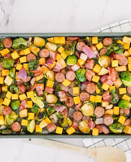 Chicken Sausage Sheet Pan