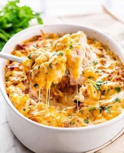Bacon Chicken Ranch Casserole