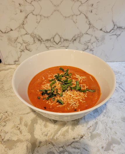 Rotisserie Chicken tomato bisque