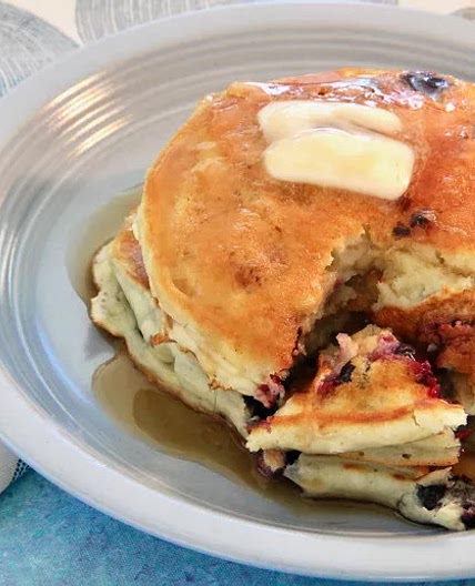 Lemon Blueberry Pancakes