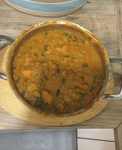 Sweet Potato Coconut Dahl