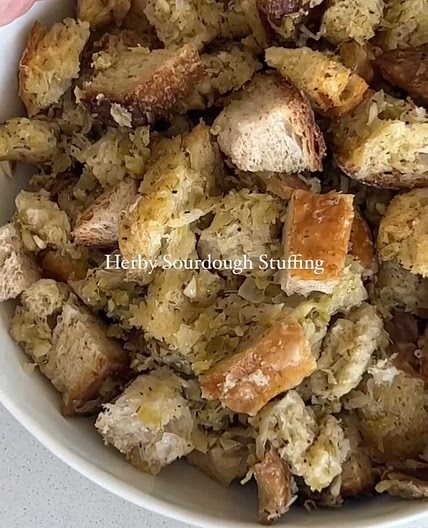 Herby Sourdough Stuffing