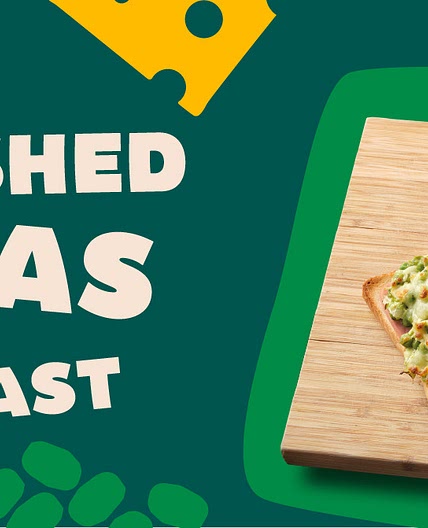 Smashed Peas on Toast