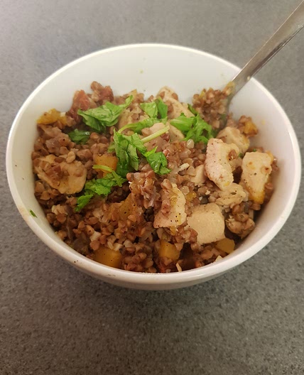 Polish Chicken Broth Kaszotto