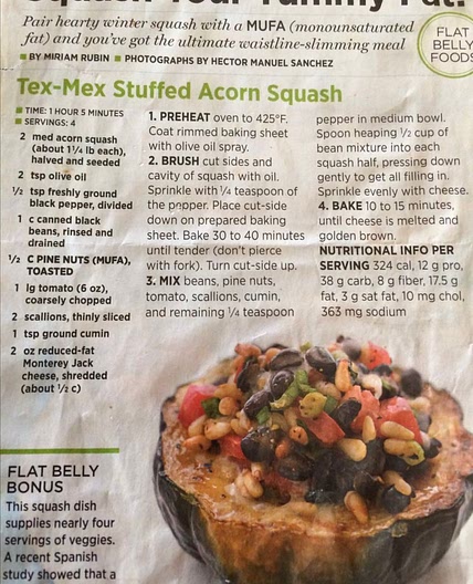 Tex-Mex Stuffed Acorn Squash