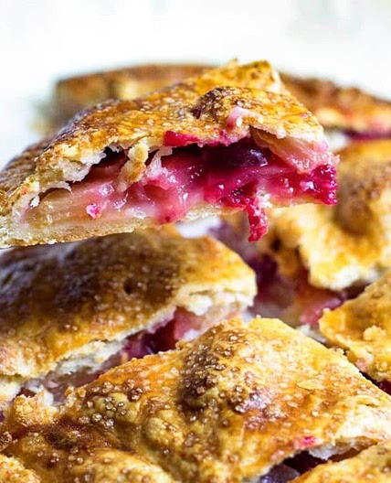 Apple Cranberry Slab Pie