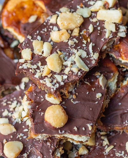 Christmas Cracker Toffee (AKA Christmas Crack)