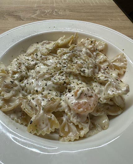 Pasta with prawns🦐