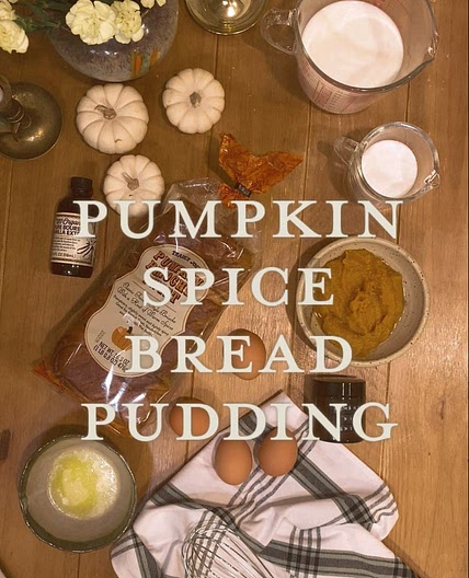 Pumpkin Spice Bread Pudding