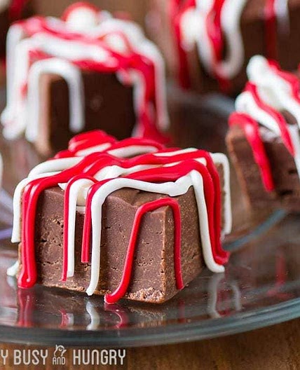 Easy Chocolate Raspberry 3 Ingredient Fudge