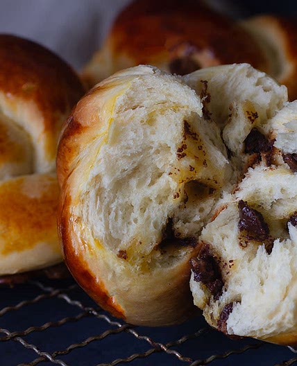 Chocolate Brioche Buns