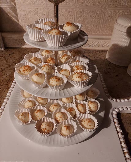 White chocolate truffles