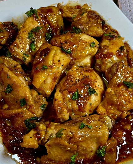 Pinoy garlic butter chicken 