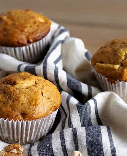 Apple Muffins with Walnuts