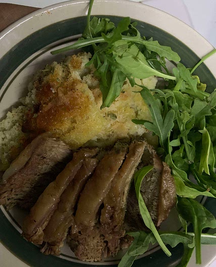 Roast beef salad
