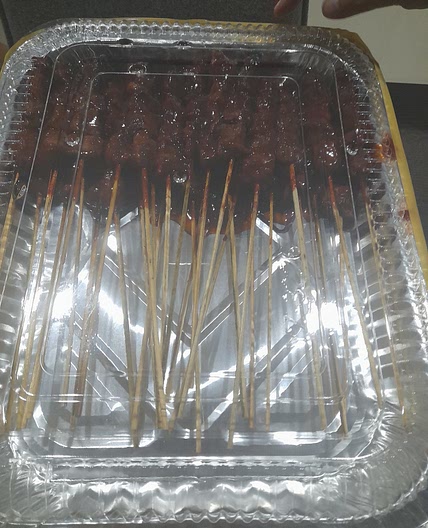 Pork bbq sweeten and spicy