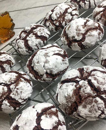 Chocolate Crinkle Cookies