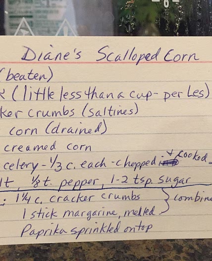 Diane’s Scalloped Corn