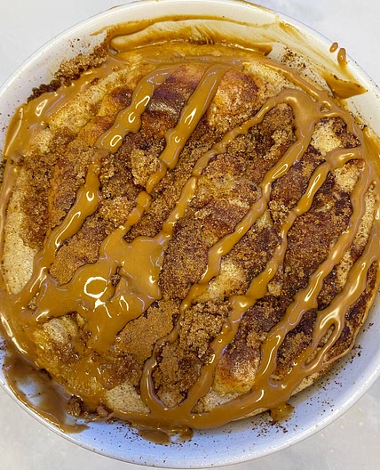 Cinnamon Streusel Protein Baked Oats