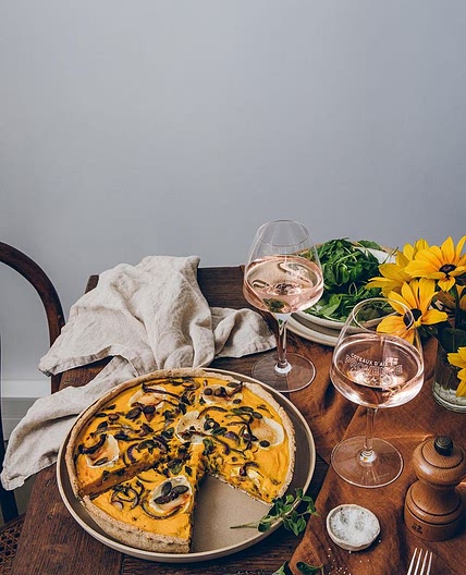 Quiche potimarron et chèvre