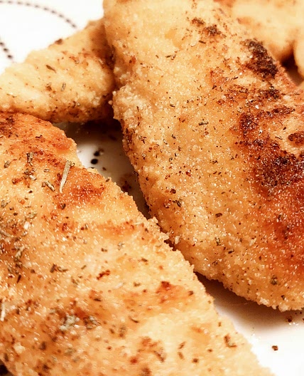 Crispy breaded chicken