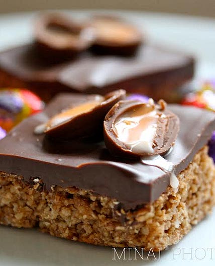 Cadbury Creme Mini Egg Chocolate Flapjack