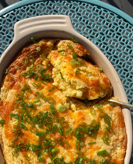 Cheesy Corn Casserole — Cafe Hailee