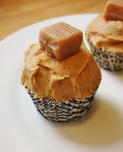 Caramel Coffee Cupcakes