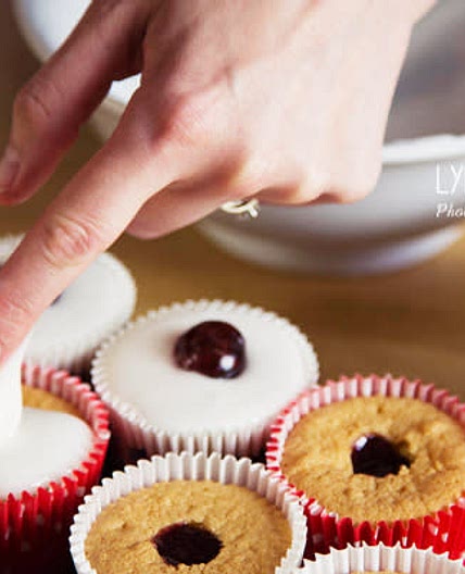 Cherry Bakewell Inspired Cupcakes