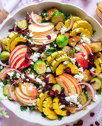 Fall Panzanella Salad