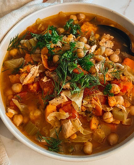 Veggie Packed Chicken Soup