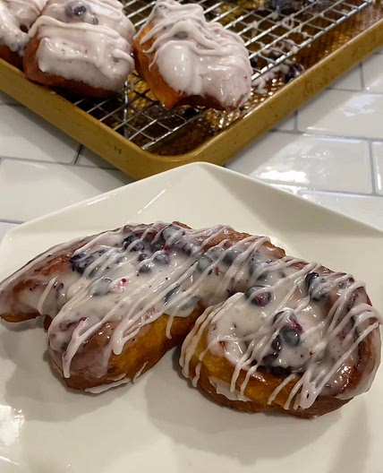 WIC Approved Mixed Berry Fritters