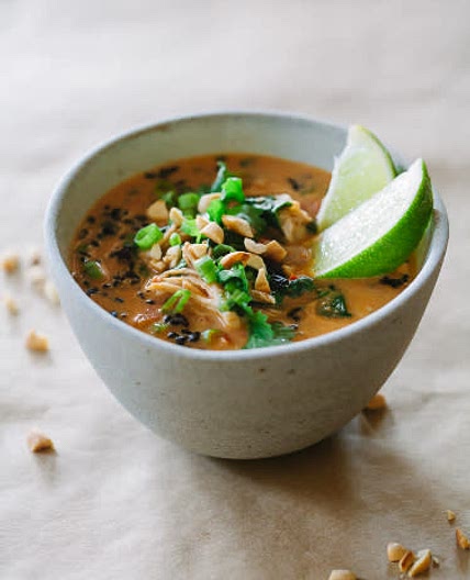 Thai Chicken Forbidden Rice Soup