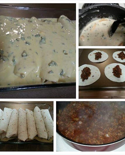 Lisa Thomas's Cheesy Beef Enchiladas