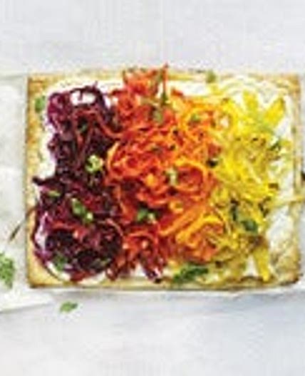 Shaved Carrot Tart with Ricotta