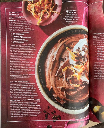 Rich Chocolate Truffle Pie