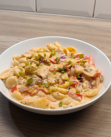 Coconut and Garlic Vegetable Pasta