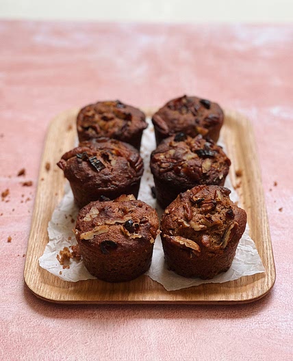 Honey, Cinnamon, Date & Spelt Muffins