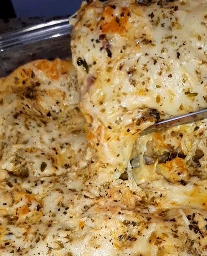 Creamy Pumpkin Mushroom Lasagna 🍂