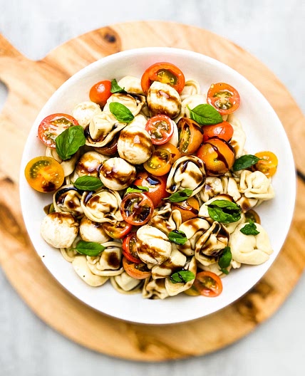Tortellini Caprese Pasta Salad