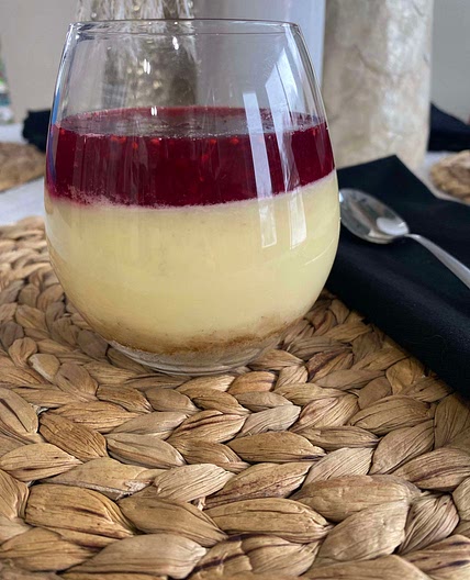 WIC Approved Eggnog Panna Cotta