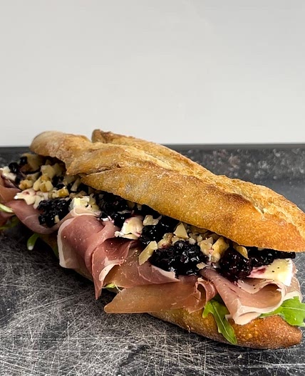 Italy meets France sandwich